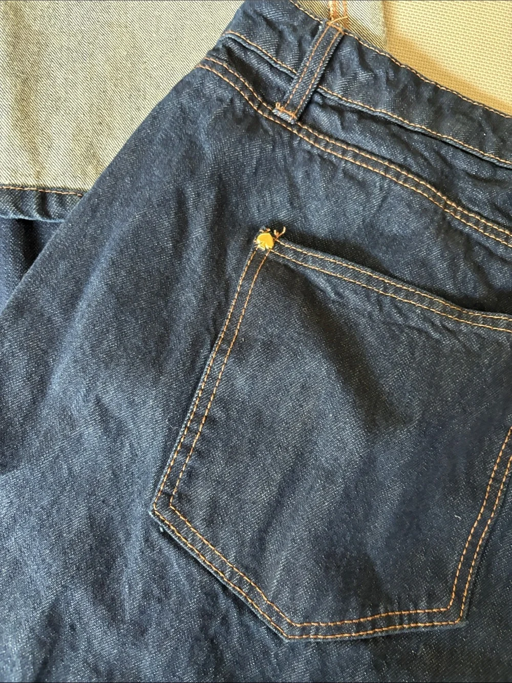 kate spade  for target women’s juniors size 17  Navy Relaxed cropped Jeans. NWT